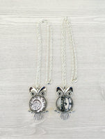 Steampunk Owl Necklaces