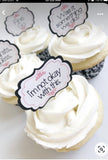 Custom Order - Retirement Cupcake Toppers, 5 sets of 12